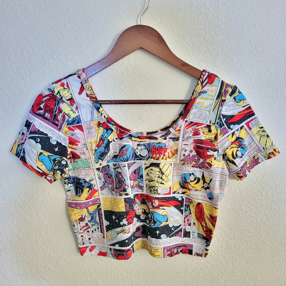 Marvel Crop Top M
